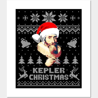 Johannes Kepler Funny Christmas Posters and Art